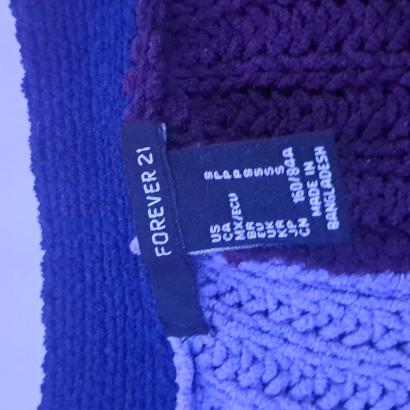 Knitted purple shirt - Picture 2 of 2